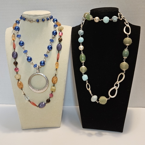 Jewelry | Three Piece Beaded Necklace Bundle | Poshmark